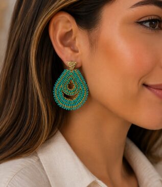 ARETES DOBLE GOTA