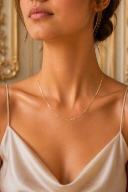 CADENA ORO LAMINADO 18K 45CM