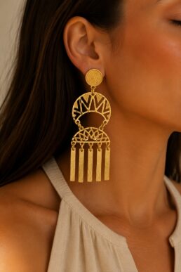 ARETE ÉTNICO ZAMAK BAÑO 24K