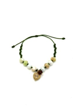 PULSERA CORAZÓN CRISTAL ÁGATA