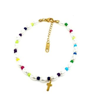 PULSERA CRUZ MULTICOLOR