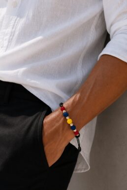 PULSERA COLOMBIA ORO LAMINADO