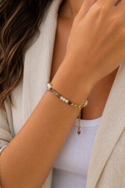 PULSERA PERLA CULTIVADA CRISTAL