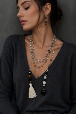 COLLAR 6 VUELTAS CROCHET