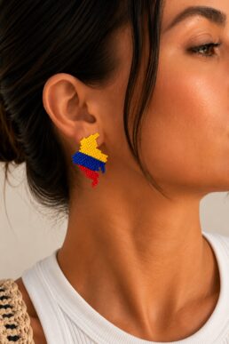 ARETES COLOMBIA TRICOLOR MIYUKI