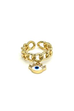 ANILLO OJO TURCO RODIO