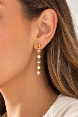 ARETES FLOR COVERGOLD