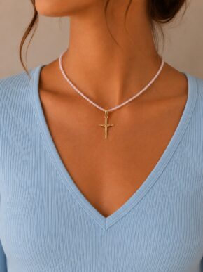 SHOKER CRISTO ORO LAMINADO 18K