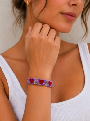 PULSERA CORAZONES MIYUKI