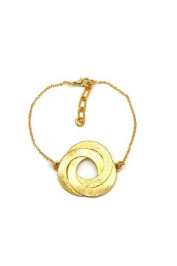 PULSERA NUDO BRONCE ORO