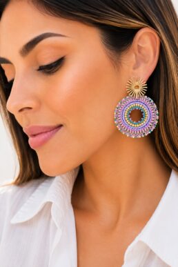 MAXI ARETES COVERGOLD TEJIDOS