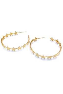 ARETES CANDONGA ESTRELLA BRONCE ORO