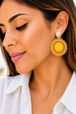 MAXI ARETES AMARILLOS