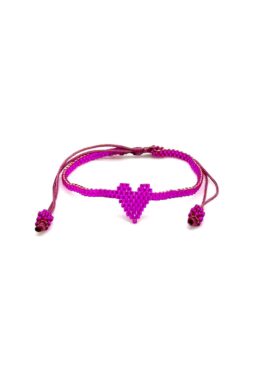 PULSERA MIYUKI CORAZÓN CILINDROS