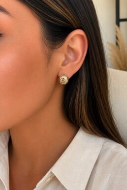 ARETES PUNTOS RODIO