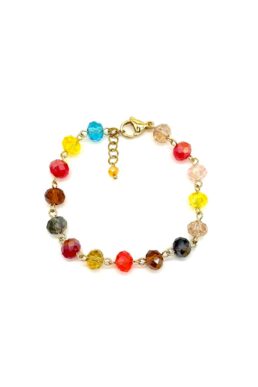 PULSERA CRISTAL MULTICOLOR