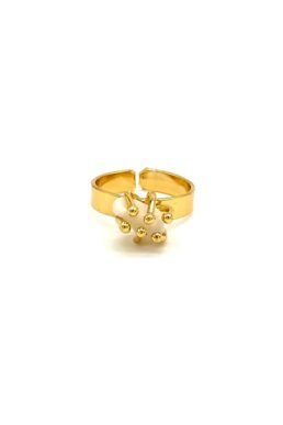 ANILLO JADE AMARILLO BRONCE ORO