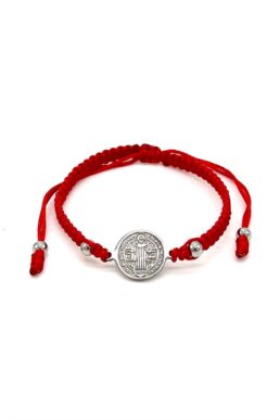 PULSERA SAN BENITO PLATEADA 1.3 cm