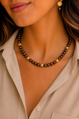 COLLAR PERLA VIDRIO CANASTA